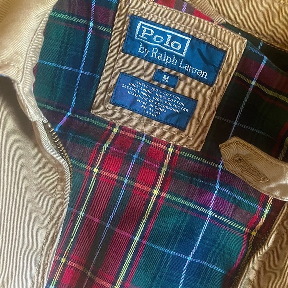 Polo Ralph Lauren Tan Bomber-Style Jacket - Picture 3 of 4